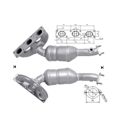 Direc fit CAT and DPF Magnaflow Magnaflow Catalytic Converter for BMW | races-shop.com