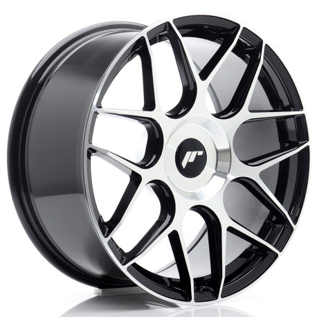Aluminium wheels Japan Racing JR18 18x8,5 ET35 5x112 Black Machined | races-shop.com