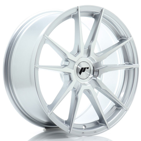 Aluminium wheels Japan Racing JR21 18x8 ET36 5x114,3 Silver Machined | races-shop.com
