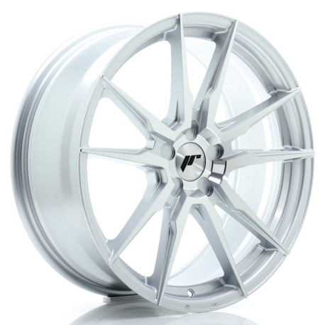 Aluminium wheels Japan Racing JR21 19x8,5 ET41 5x112 Silver Machined | races-shop.com