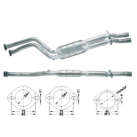 Direc fit CAT and DPF Magnaflow Magnaflow Catalytic Converter for BMW | races-shop.com