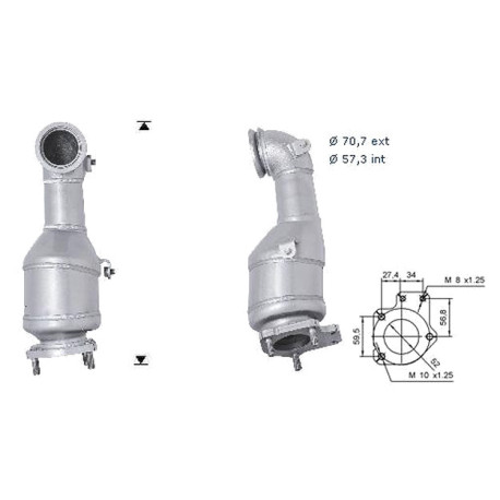 Direc fit CAT and DPF Magnaflow Magnaflow Catalytic Converter for CHEVROLET | races-shop.com