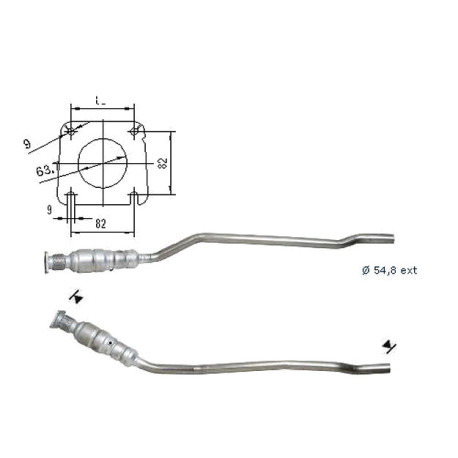 Direc fit CAT and DPF Magnaflow Magnaflow Catalytic Converter for CHRYSLER | races-shop.com