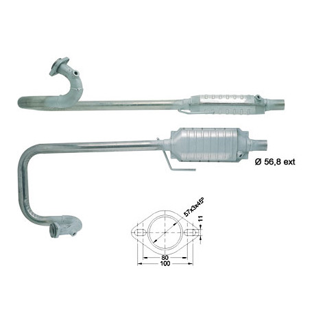 Direc fit CAT and DPF Magnaflow Magnaflow Catalytic Converter for CHRYSLER JEEP | races-shop.com