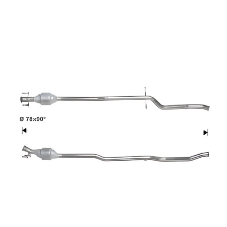 Direc fit CAT and DPF Magnaflow Magnaflow Catalytic Converter for CITROËN | races-shop.com