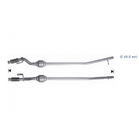 Direc fit CAT and DPF Magnaflow Magnaflow Catalytic Converter for CITROËN PEUGEOT | races-shop.com
