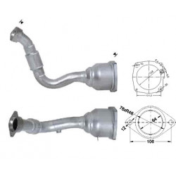Magnaflow Catalytic Converter for CITROËN FIAT LANCIA PEUGEOT