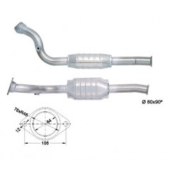 Magnaflow Catalytic Converter for CITROËN FIAT LANCIA PEUGEOT