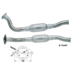 Magnaflow Catalytic Converter for CITROËN FIAT LANCIA PEUGEOT