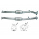 Direc fit CAT and DPF Magnaflow Magnaflow Catalytic Converter for CITROËN FIAT PEUGEOT | races-shop.com