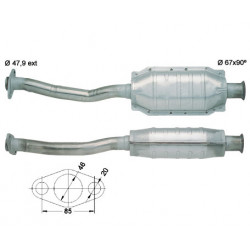 Magnaflow Catalytic Converter for CITROËN PEUGEOT