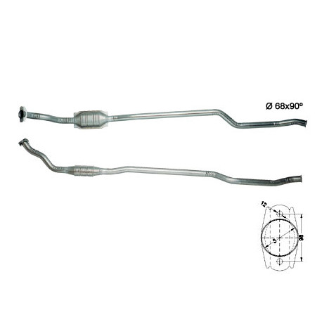 Direc fit CAT and DPF Magnaflow Magnaflow Catalytic Converter for CITROËN CITROËN | races-shop.com