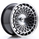 Aluminium wheels Japan Racing JR14 15x8 ET15-25 BLANK Gloss Black Machined Face | races-shop.com