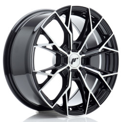 Japan Racing JR49 17x8 ET20-40 4H BLANK Gloss Black Machined Face