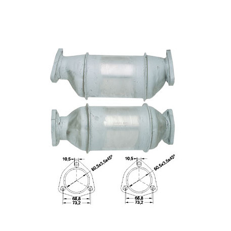 Direc fit CAT and DPF Magnaflow Magnaflow Catalytic Converter for FIAT LANCIA | races-shop.com