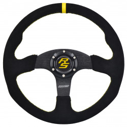 Steering wheel RACES Strada, 350mm, suede, flat DAMAGED