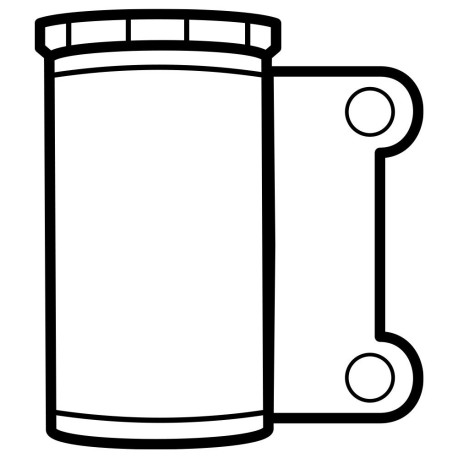 Accessories HSD Dualtech spare bracket (Single) - Front Right | races-shop.com