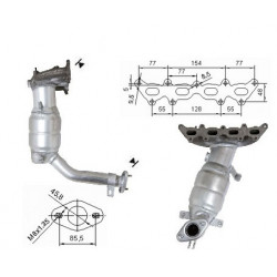 Magnaflow Catalytic Converter for FIAT LANCIA