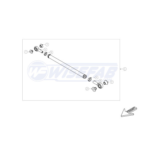 E30 WISEFAB spare Rear Suspension Arm No.4 | races-shop.com