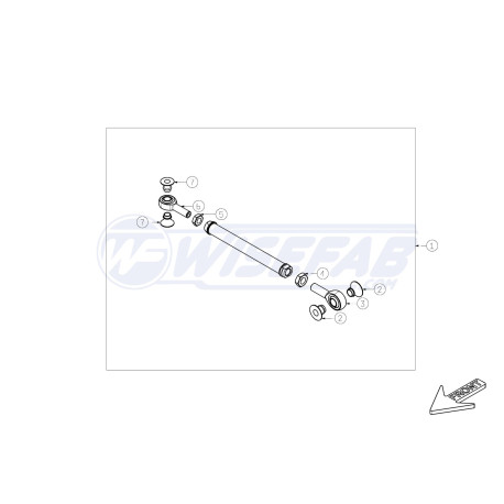 E30 WISEFAB spare Rear Suspension Arm No.6 | races-shop.com