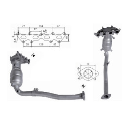 Magnaflow Catalytic Converter for FIAT