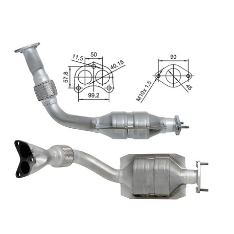 Direc fit CAT and DPF Magnaflow Magnaflow Catalytic Converter for FORD | races-shop.com