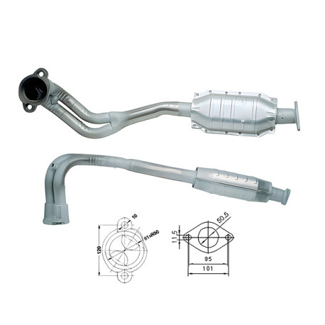 Direc fit CAT and DPF Magnaflow Magnaflow Catalytic Converter for FORD | races-shop.com