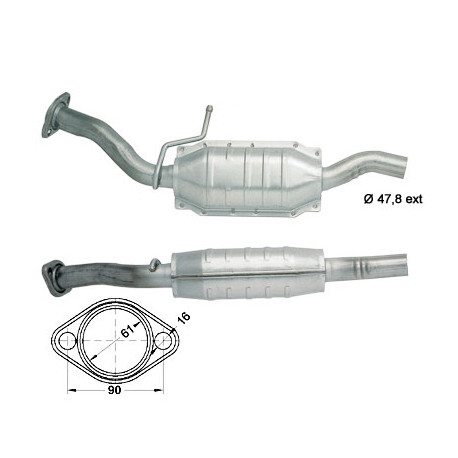 Direc fit CAT and DPF Magnaflow Magnaflow Catalytic Converter for FORD | races-shop.com