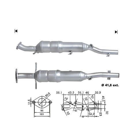 Direc fit CAT and DPF Magnaflow Magnaflow Catalytic Converter for FORD | races-shop.com