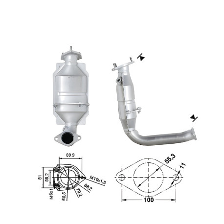 Direc fit CAT and DPF Magnaflow Magnaflow Catalytic Converter for FORD | races-shop.com