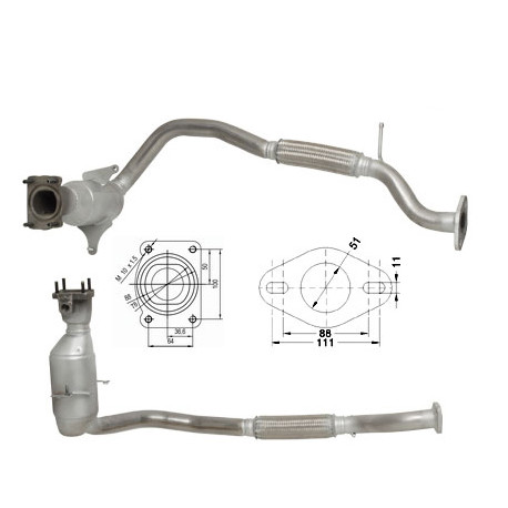 Direc fit CAT and DPF Magnaflow Magnaflow Catalytic Converter for FORD | races-shop.com