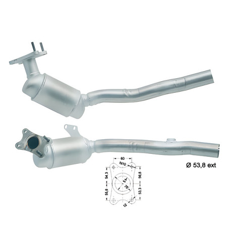 Direc fit CAT and DPF Magnaflow Magnaflow Catalytic Converter for FORD | races-shop.com