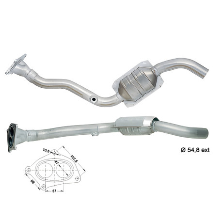 Direc fit CAT and DPF Magnaflow Magnaflow Catalytic Converter for FORD | races-shop.com