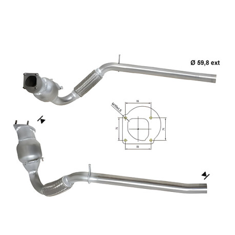 Direc fit CAT and DPF Magnaflow Magnaflow Catalytic Converter for FORD | races-shop.com