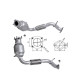 Direc fit CAT and DPF Magnaflow Magnaflow Catalytic Converter for FORD | races-shop.com