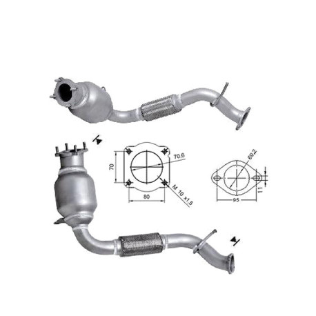 Direc fit CAT and DPF Magnaflow Magnaflow Catalytic Converter for FORD | races-shop.com