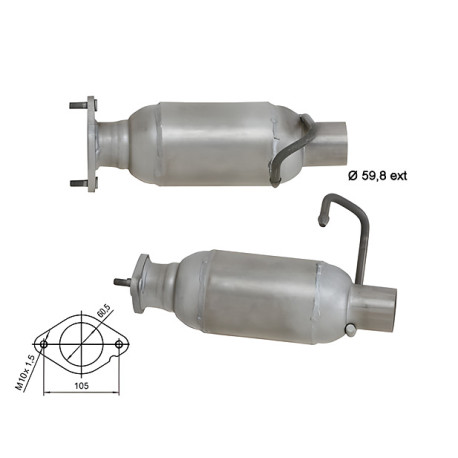 Direc fit CAT and DPF Magnaflow Magnaflow Catalytic Converter for FORD | races-shop.com