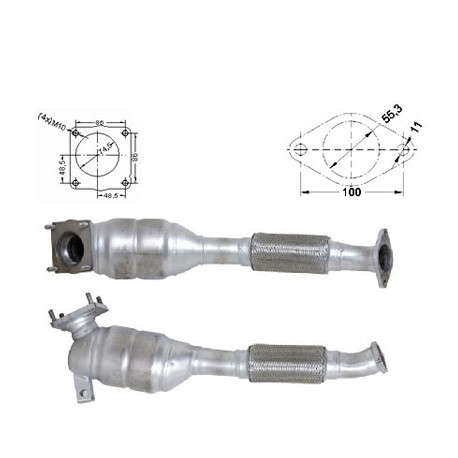 Direc fit CAT and DPF Magnaflow Magnaflow Catalytic Converter for FORD | races-shop.com