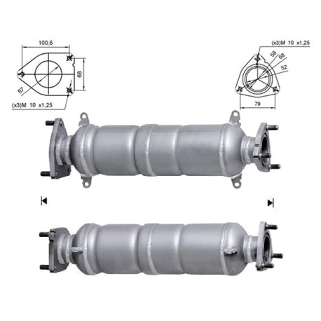 Direc fit CAT and DPF Magnaflow Magnaflow Catalytic Converter for HONDA | races-shop.com