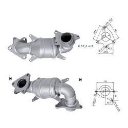 Magnaflow Catalytic Converter for HONDA