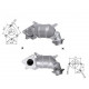Direc fit CAT and DPF Magnaflow Magnaflow Catalytic Converter for HONDA | races-shop.com