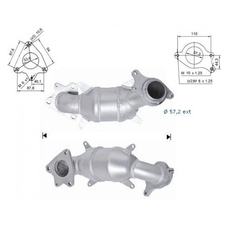 Direc fit CAT and DPF Magnaflow Magnaflow Catalytic Converter for HONDA | races-shop.com