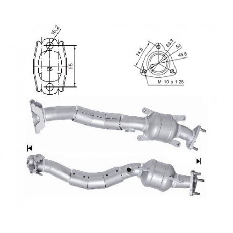 Direc fit CAT and DPF Magnaflow Magnaflow Catalytic Converter for HONDA | races-shop.com