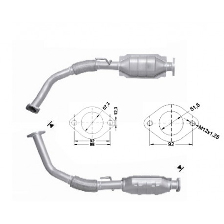 Direc fit CAT and DPF Magnaflow Magnaflow Catalytic Converter for HYUNDAI | races-shop.com