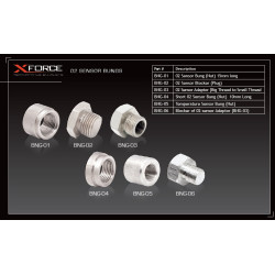 XFORCE O2 Sensor Blanking Plug