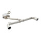  XFORCE exhaust systems 3" Cat-Back System with Varex Muffler for VOLKSWAGEN GOLF 2010-2013 GTI MK 6 | races-shop.com