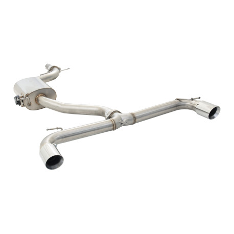  XFORCE exhaust systems 3" Cat-Back System with Varex Muffler for VOLKSWAGEN GOLF 2010-2013 GTI MK 6 | races-shop.com