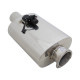 Universal valve mufflers Varex exhaust valve muffler 6"x10"x16" Flanged Inlet 4", Single-Wall Tip 4" | races-shop.com