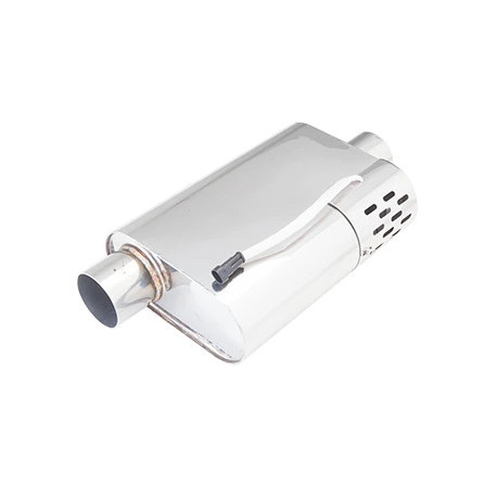 Universal valve mufflers Varex exhaust valve muffler 4"x9.5"x14" 3" Single Inlet, Single Outlet 3" | races-shop.com