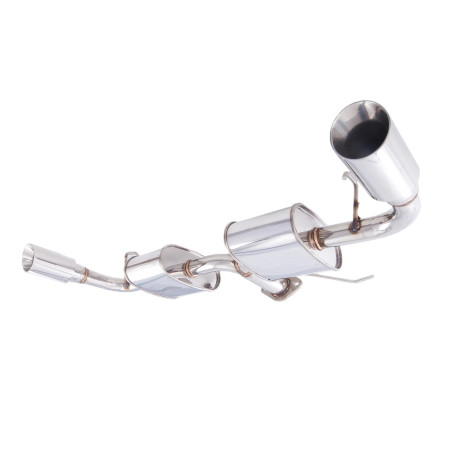  XFORCE exhaust systems XFORCE 63 mm Axle-Back System for MITSUBISHI LANCER 2007-2016 CJ | races-shop.com